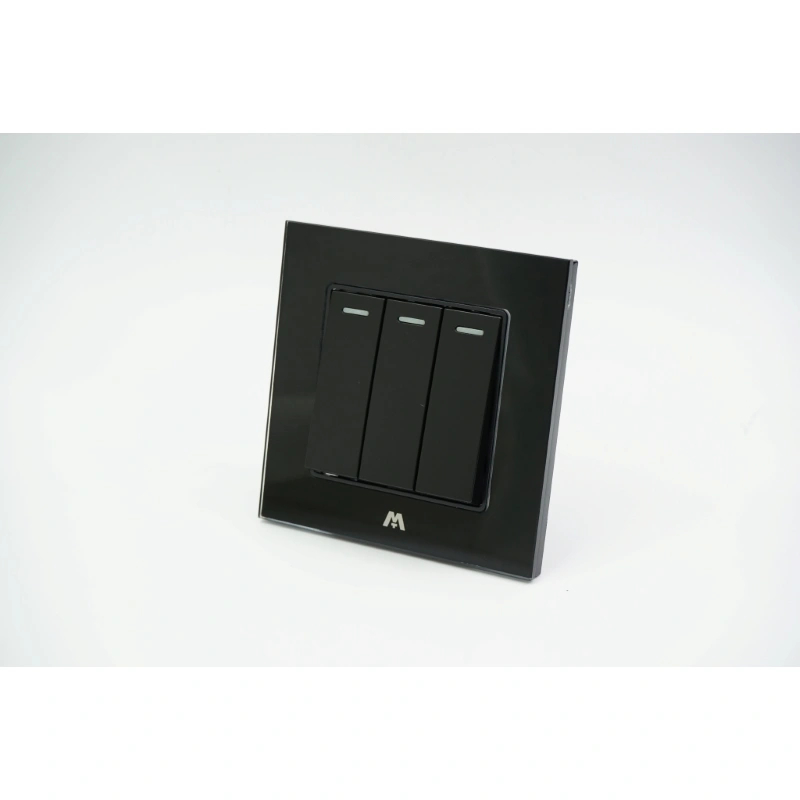 3 Gang switch|Glass switch|Crystal switch|Quality switch