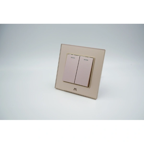 2 Gang switch|Glass switch|Crystal switch|Quality switch