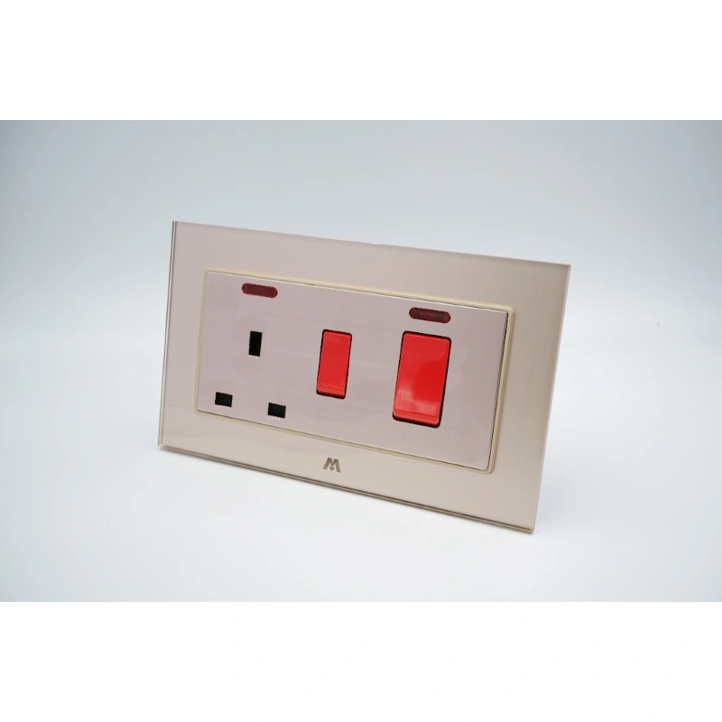 TOUGHENED GLASS SERIES - BRITISH STANDARD COOKER CONTROL UNITS