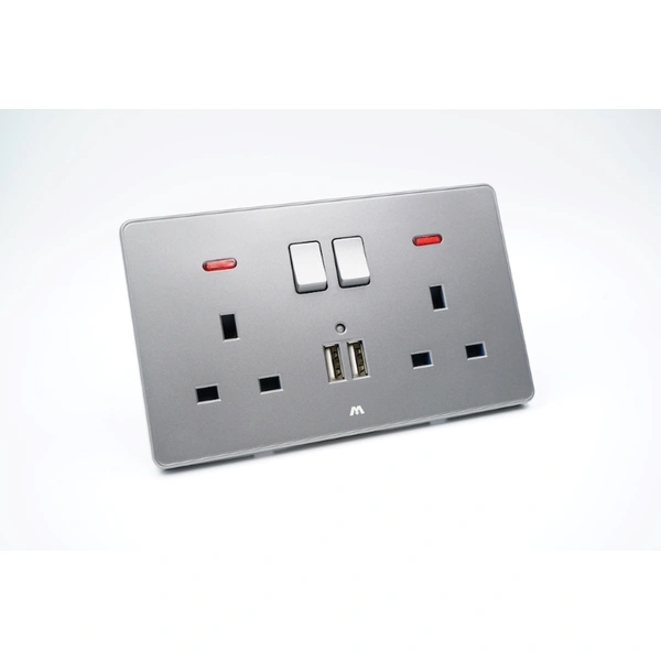 TWIN BS SWITCHED SOCKET IN GOOD PRICE & QUALITY