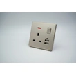 BS SWITCHED SOCKET WITH USB IN GOOD PRICE & QUALITY