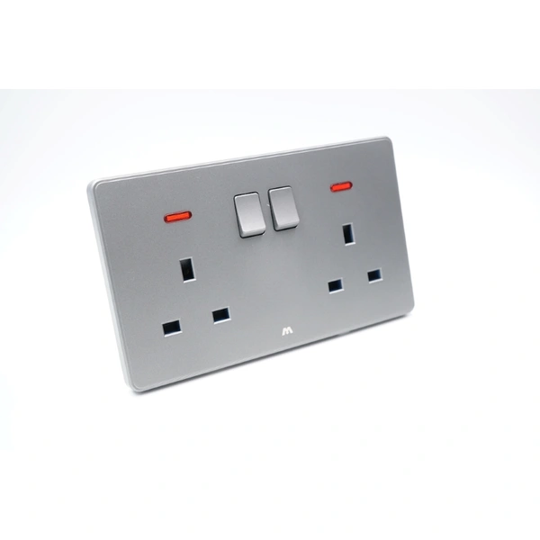 TWIN BS SWITCHED SOCKET IN GOOD PRICE & QUALITY