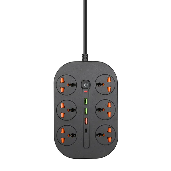 Intelligence Power Strip with QC & PD Charger|M.T Extend Socket