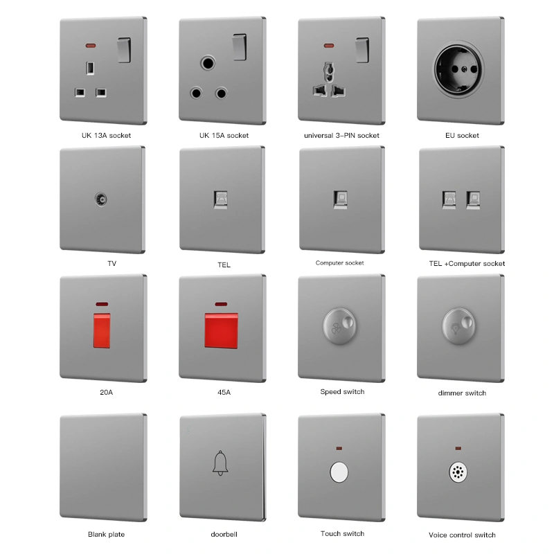 Extreme Thinness Socket|BS switch|BS 1363