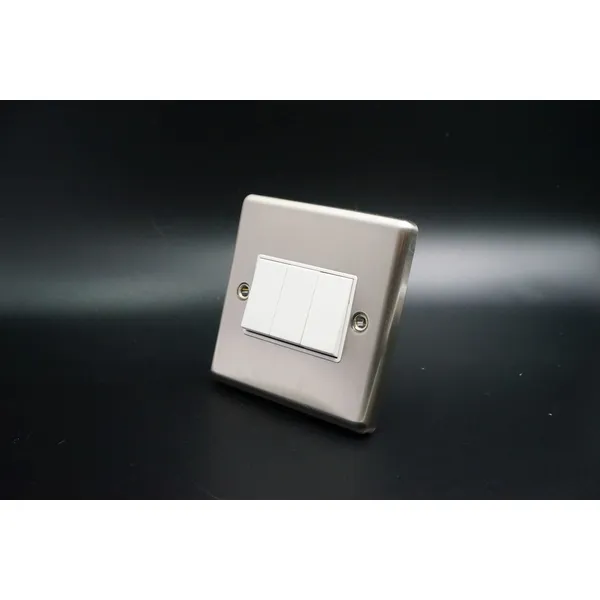 Stainless Steel switch | Classic Old style Socket | Retro Wall Switch