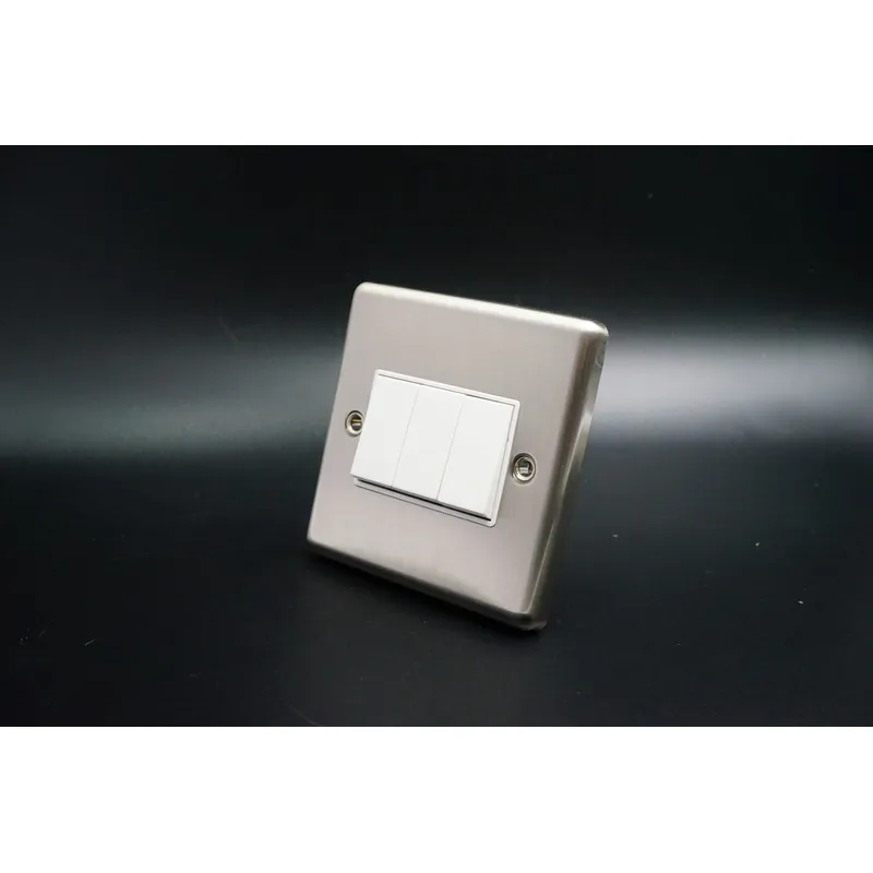 Stainless Steel switch | Classic Old style Socket | Retro Wall Switch