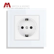 Schutzkontakt. DE Socket. Socket with QC ports. Zigbee switch.
