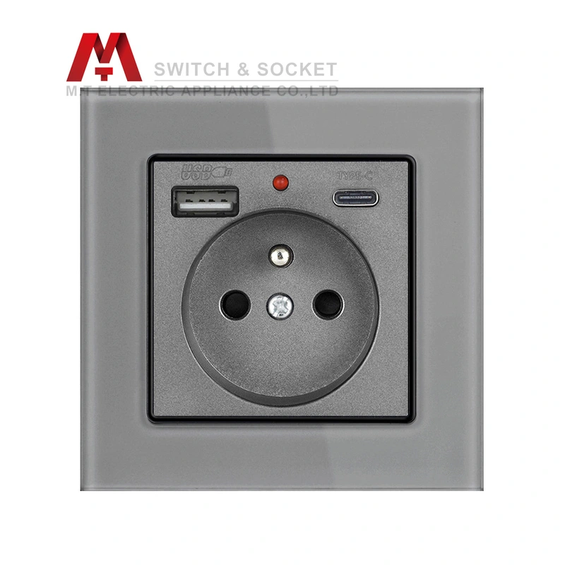 FR Socket. Socket with QC ports. Zigbee switch.