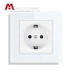 Schutzkontakt. DE Socket. Socket with QC ports. Zigbee switch.