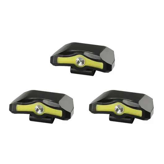 350 Lumens LED Cap Light Clip Headlamp 2 Modes Rotatable COB Ball Hat Lamp Power by 3*AAA Batteries for Fishing Working Walking