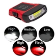 COB LED Cap Light Finger Sensor Hat Headlight Headlamp 