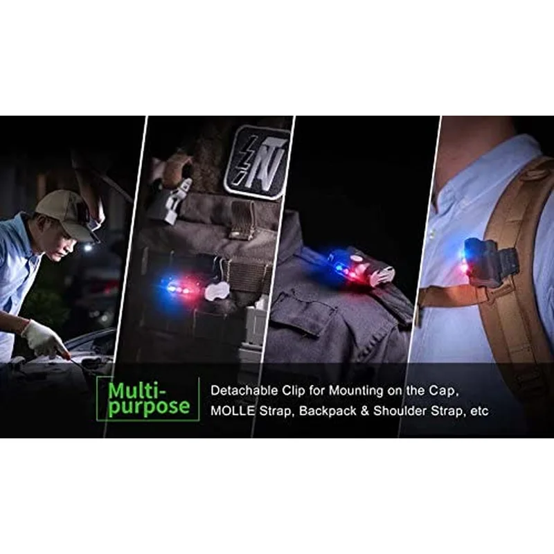 Cap Hat Light LED Headlamp AAA Battery Rotatable