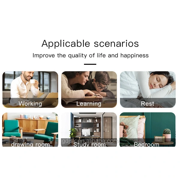 LED 10000lux SAD Mood Light Therapy Lamp Wood Grain 