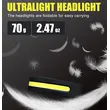 LED Headlamp Rechargeable, Bright Adults Lightweight Headlamps