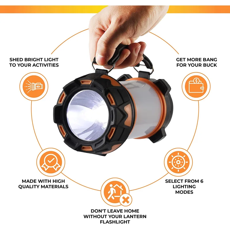 LED Camping Lantern Rechargeable