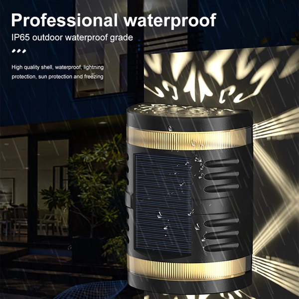 Outdoor solar garden lamp LED waterproof solar wall hanging light