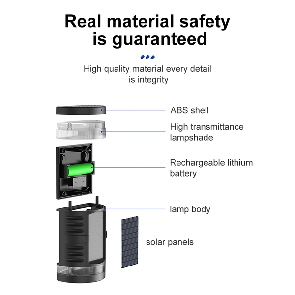 Outdoor solar garden lamp LED waterproof solar wall hanging light