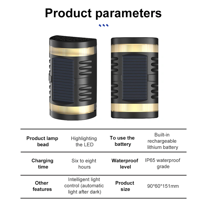 Outdoor solar garden lamp LED waterproof solar wall hanging light