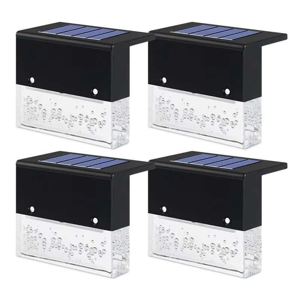 Solar Deck Step Warm White/Color Changing Fence Light 