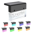 Solar Deck Step Warm White/Color Changing Fence Light 