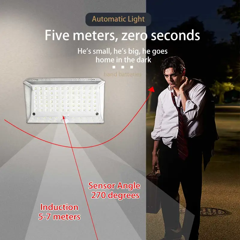 IP65 Waterproof home led solar light PIR motion sensor light