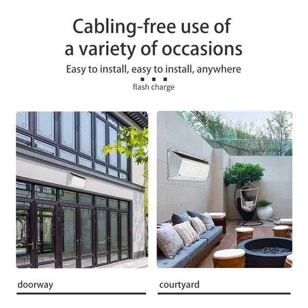 IP65 Waterproof home led solar light PIR motion sensor light