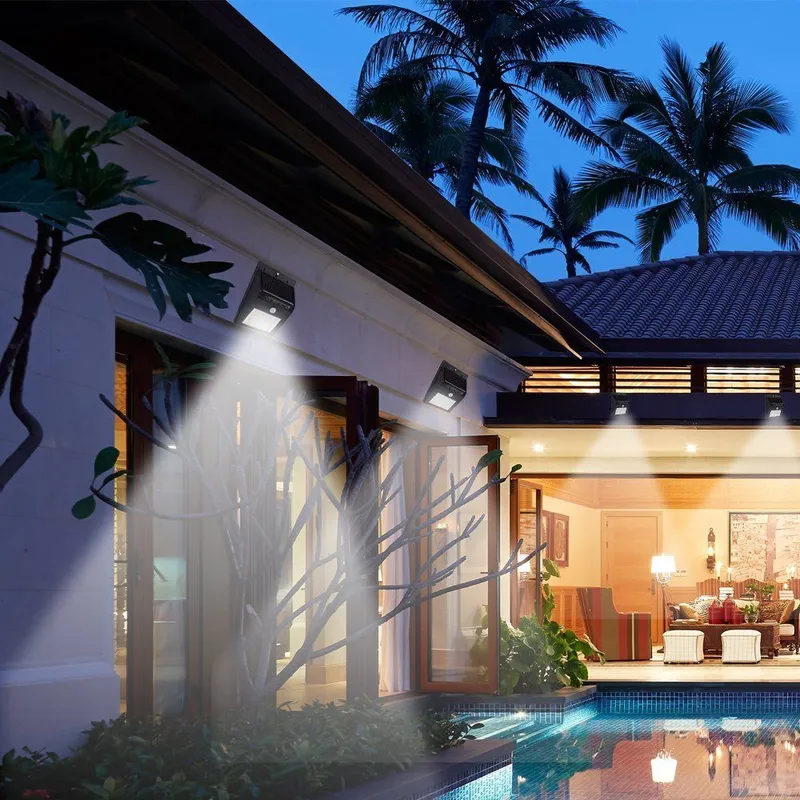 20 LED solar led garden light outdoor waterproof motion sensor