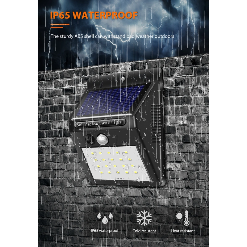 20 LED solar led garden light outdoor waterproof motion sensor