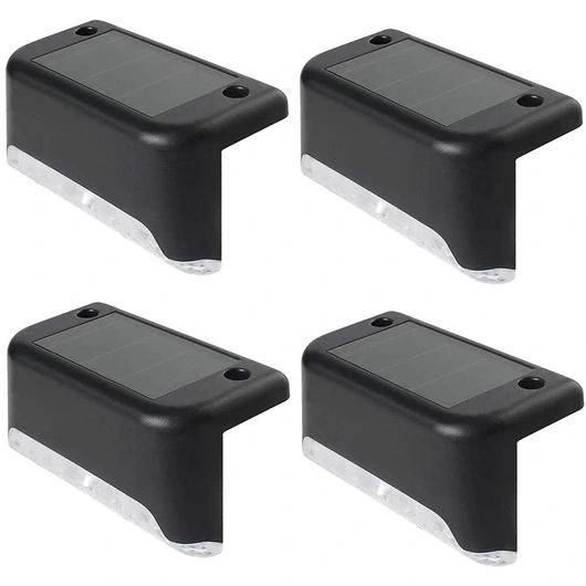 New Upgraded waterproof garden solar powered fence lights outdoor deck light led steps lights stair solar lamp