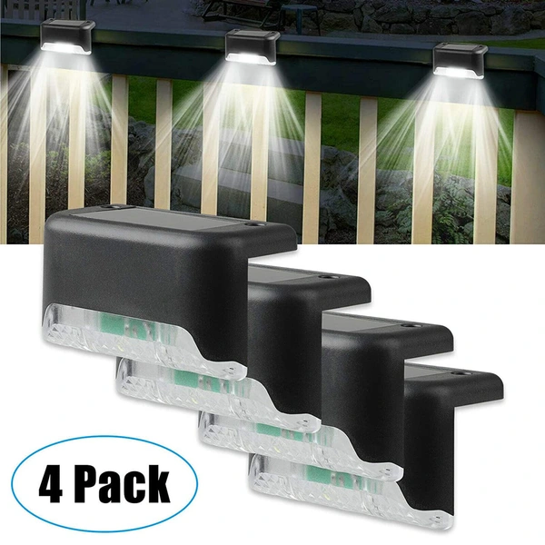 Upgraded waterproof garden solar lights led steps lights