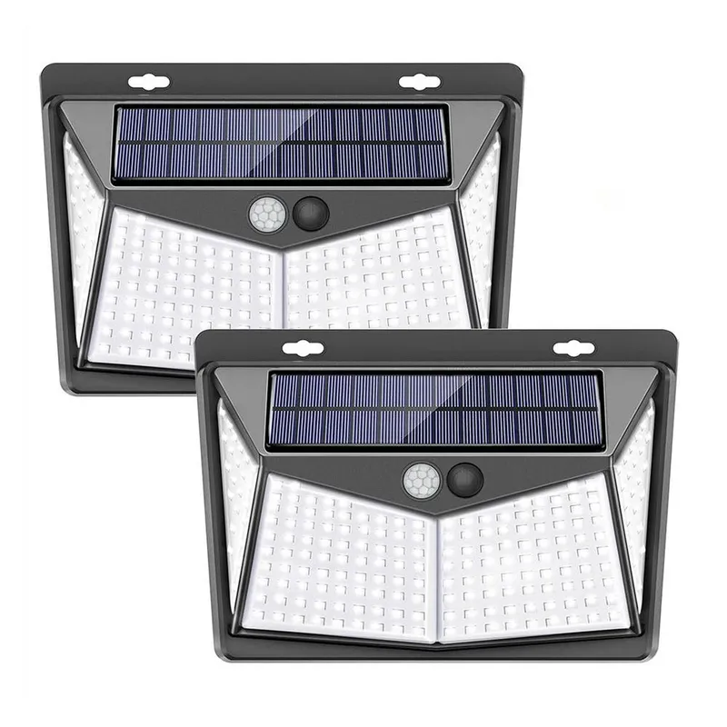 208 LED IP65 Waterproof Solar Garden Light for Yard Night Sensor Light