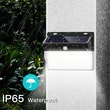 206 LED bright outdoor IP65waterproof sensor solar light for garden