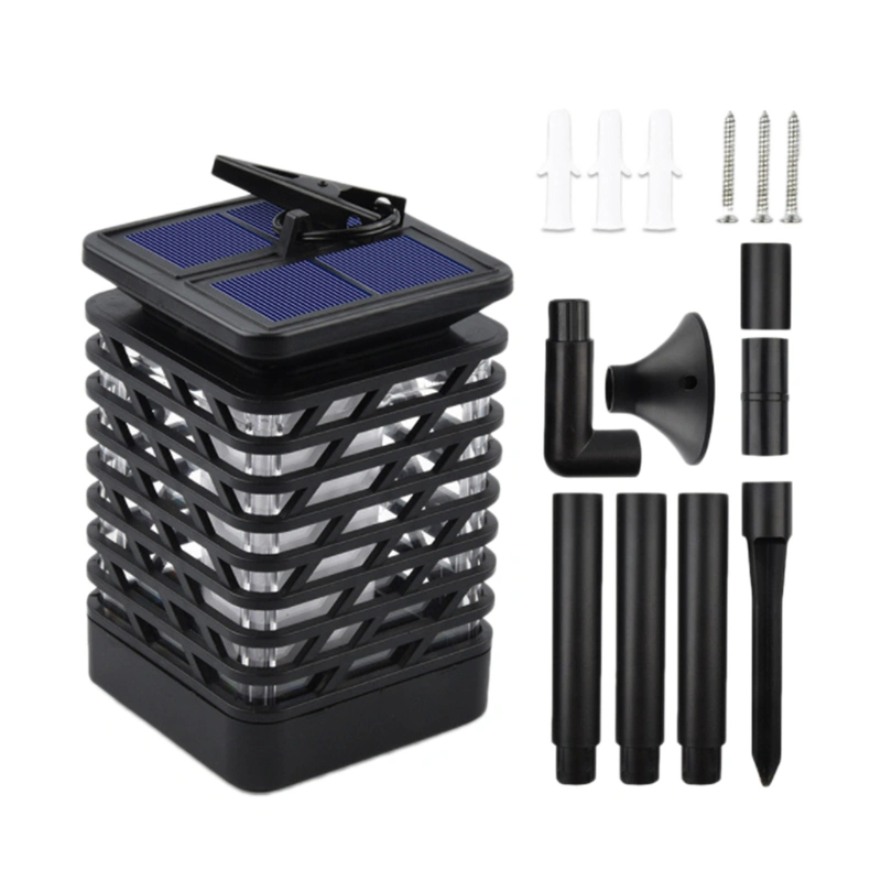 Outdoor Solar Lantern Flame Decorative Lights Waterproof LED