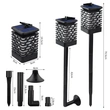 Outdoor Solar Lantern Flame Decorative Lights Waterproof LED