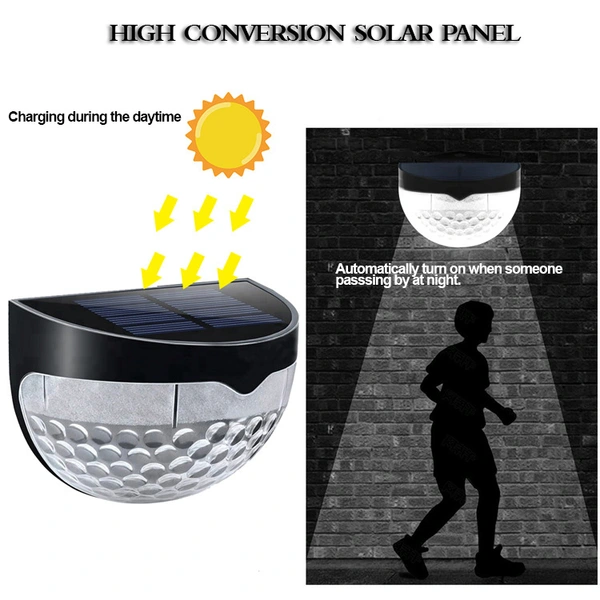 Solar Outdoor wall light Sensor Wall solar led outdoor Fence light