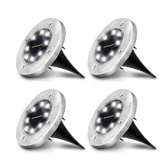 8LED IP65 waterproof outdoor solar light for garden