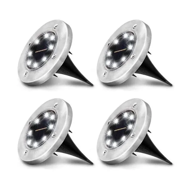 8LED IP65 waterproof outdoor solar light for garden