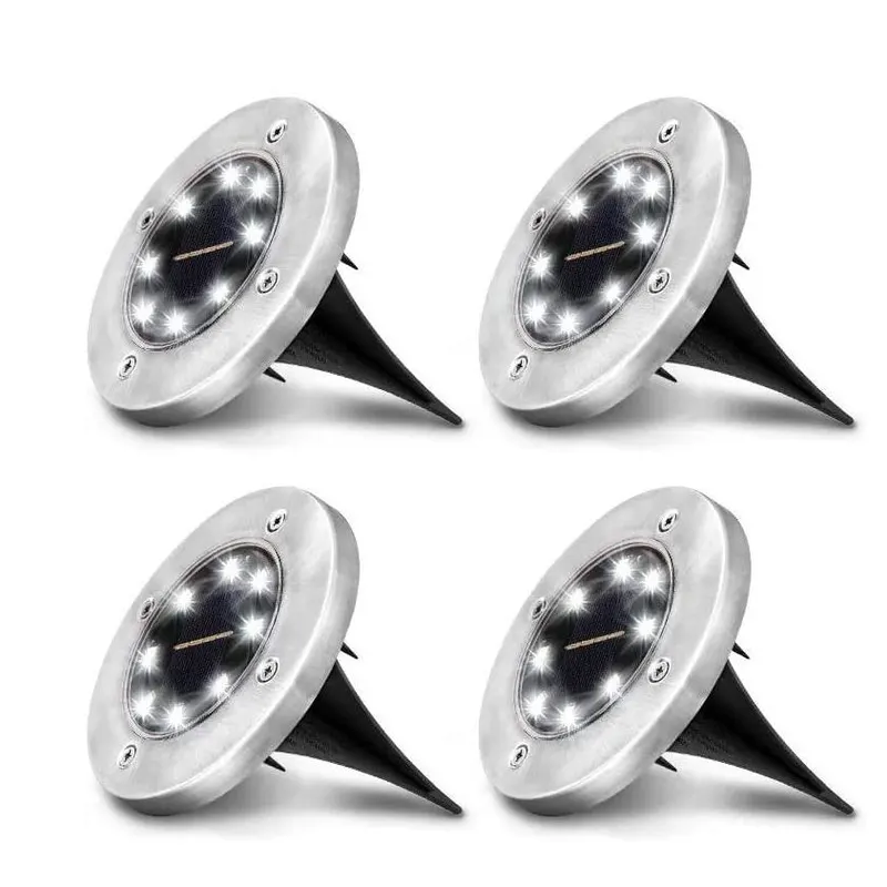 8LED IP65 waterproof outdoor solar light for garden