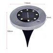8LED IP65 waterproof outdoor solar light for garden