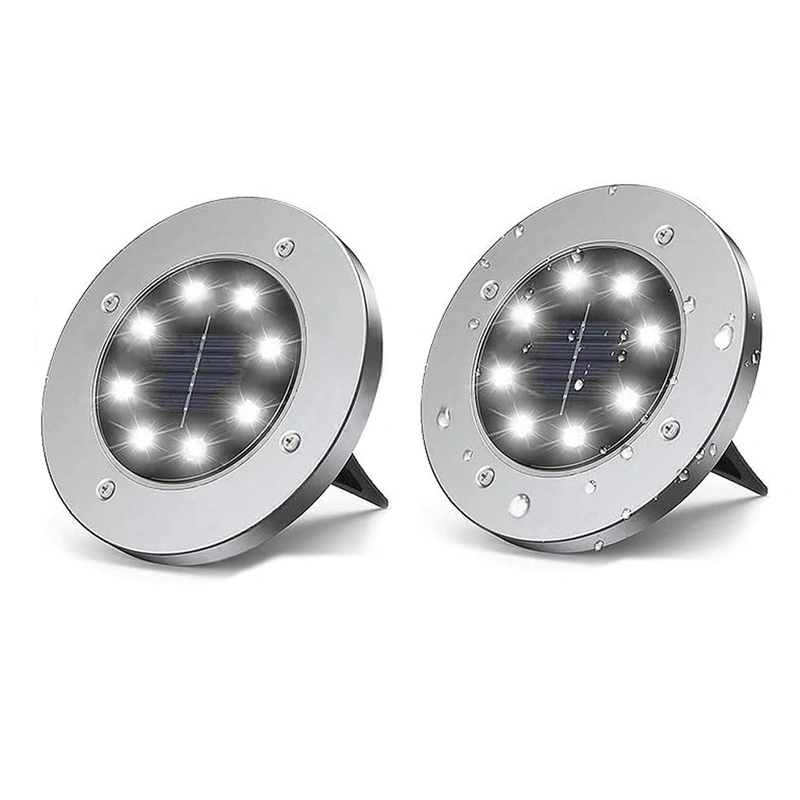 8LED IP65 waterproof outdoor solar light for garden