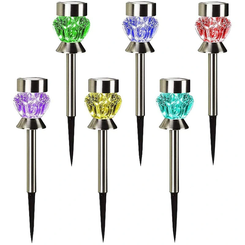 Stainless steel solar decorative garden stake lights waterproof 