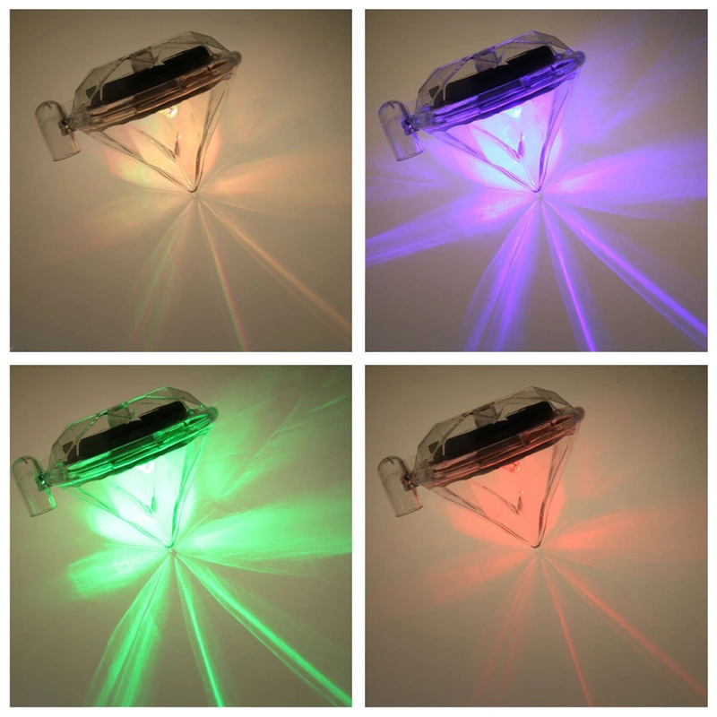 Stainless Steel Diamond-Shape solar garden light 