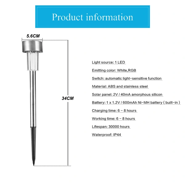 Hot sale solar garden lights outdoor landscape lights for garden yard