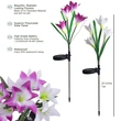 7 Colors IP 65 Waterproof Outdoor solar flower garden light