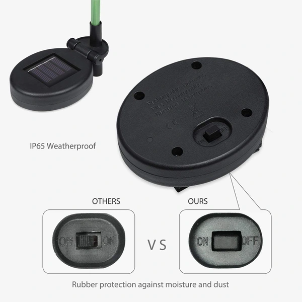 7 Colors IP 65 Waterproof Outdoor solar flower garden light