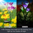 7 Colors IP 65 Waterproof Outdoor solar flower garden light
