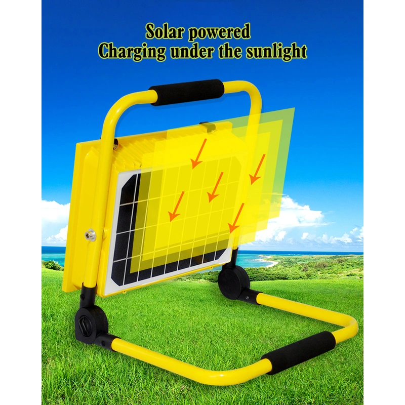 led solar flood lights Outdoor solar floodlight with remote