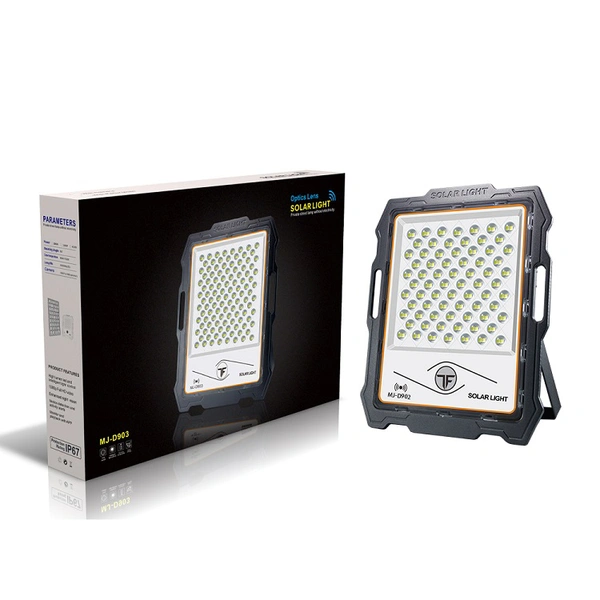 IP67 waterproof led solar flood lights with radar sensor