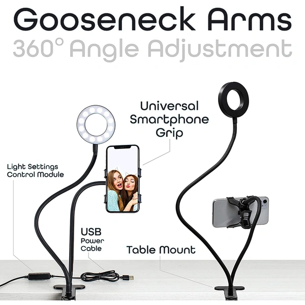 3 Lighting Modes Photography selfie light ring 