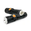 Mini Waterproof Zoom USB Rechargeable Torch LED Flashlight 
